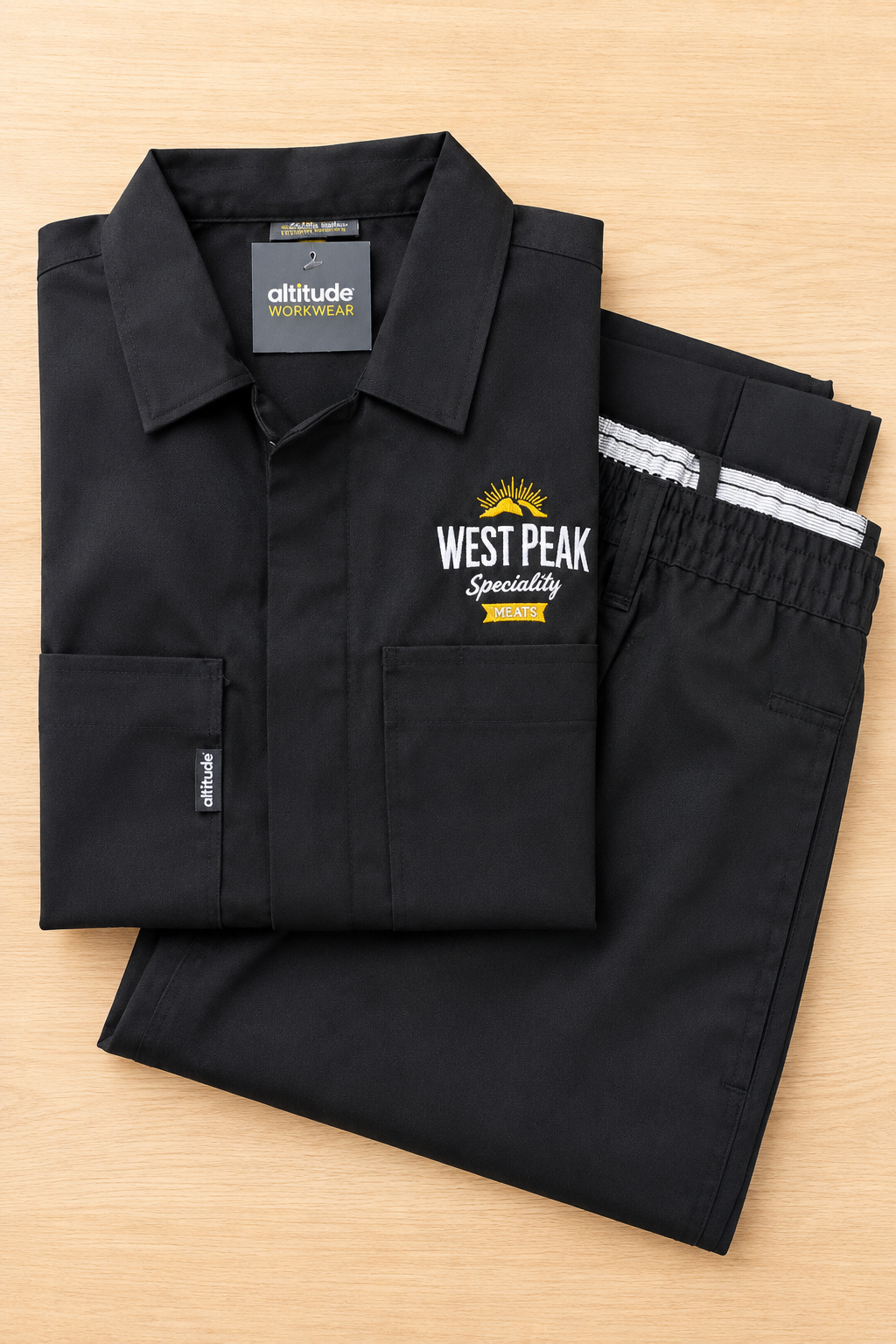 Custom embroidery branding
